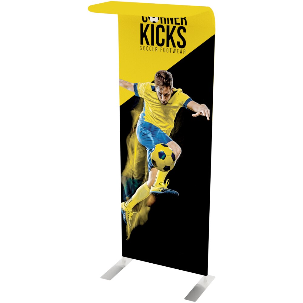 EZ Stand Waterfall Shelves — Double Sided Graphic Package